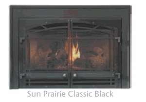 Quadra Fire Sun Prairie Doors for QVI35 Direct Vent Fireplace Insert 
