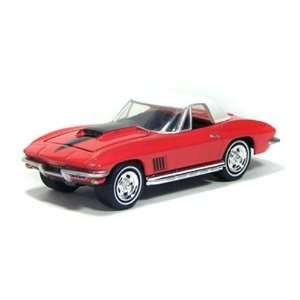  1967 Chevy Corvette 427/435 Convertible 1/64 Red: Toys 