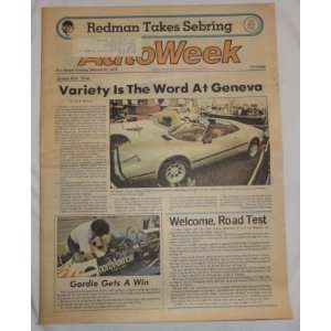  Autoweek, March 31, 1978 Autoweek Books