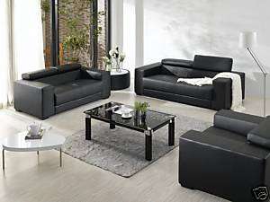 2909 Living Room Set Modern Leather Contemporary Sofa  
