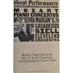   Concerti 21 & 24 Mozart, Casadesus, Szell, Cleveland Orchestra Music