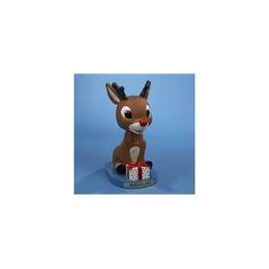 11 Rudolph the Red Nosed Reindeer Sitting with Present Christmas 