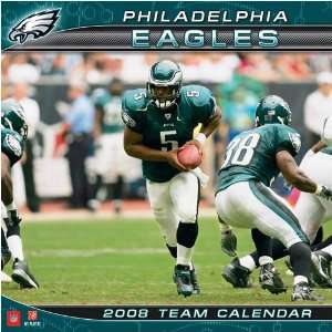  PHILADELPHIA EAGLES 2008 NFL Monthly 12 X 12 WALL CALENDAR 