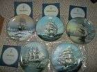 THE GREAT CLIPPER SHIPS SIGNATURE EDITION PLATES (LOT OF 5)