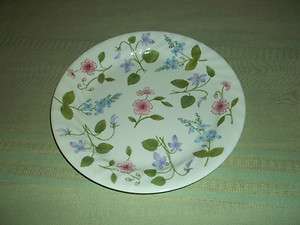 Corning Corelle Delicate Array 9 Luncheon Plate Pink, Lavender, Blue 