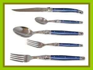 Authentic Laguiole Dubost cutlery flatware 15/10 BLUE  