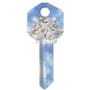  Craze Angel Cats House Key Kwikset / Titan / UltraMax KW1 