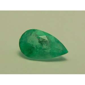  1.03 Cts Natural Colombian Emerald Pear 