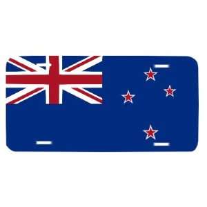  New Zealand Zealander Flag Vanity Auto License Plate 
