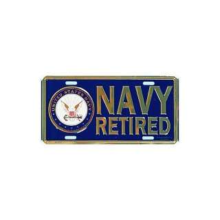  US Navy Retired License Plate Automotive