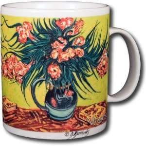 Vincent Van Gogh   Oleanders 14oz Coffee Mug  Kitchen 