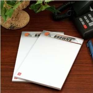  Cleveland Browns Two Pack 5 x 8 Team Logo Notepads 