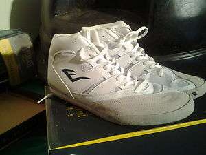 Everlast Lo Top Boxing Shoes White Size 9.5  