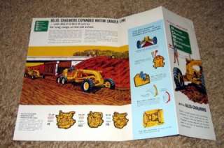 1961 Allis Chalmers Motor Grader Tractors Original Ad  