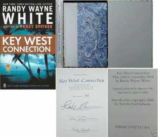 RANDY WAYNE WHITE KEY WEST CONNECTION LIMITED SIGNED +  