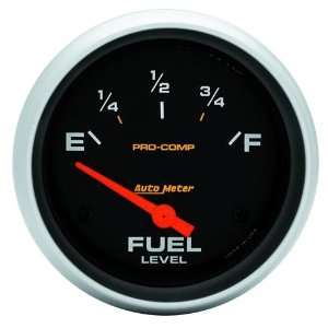   Pro Comp 2 5/8 Empty 240 Ohm/Full 33 Ohm Fuel Level Gauge: Automotive