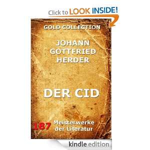 Der Cid (Kommentierte Gold Collection) (German Edition) Johann 