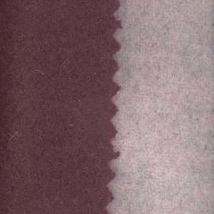  Wool Maroon/Heather Grey Fabric By The Yard Arts, Crafts & Sewing