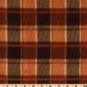   Northern Fleece Plaid Brown Fabric By The Yard: Arts, Crafts & Sewing