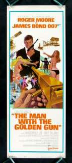 MAN WITH THE GOLDEN GUN * 007 JAMES BOND MOVIE POSTER  