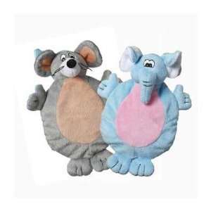  Multi Pet 2 Faced Plush Dog Toy Elephant/Mouse 11in: Pet 
