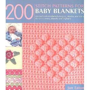  200 Stitch Patterns For Baby Blankets Pattern Book Arts 