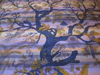 TREE OF LIFE HAND PRINTED BED SHEET LINEN THROW WALL HANGING TAPESTRY 