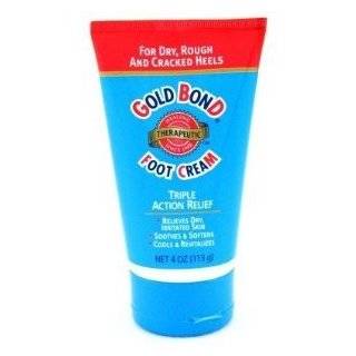  Gold Bond Foot Cream, Triple Action Relief, 4 Ounce Tubes 