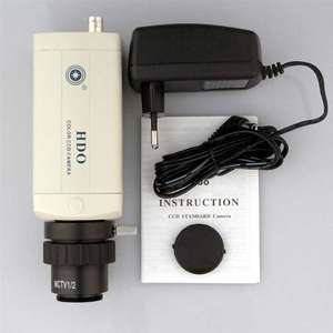 CCD MICROSCOPE VIDEO CAMERA KIT FOR TV DISPLAY 013964560503  