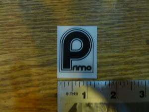 Primo BMX Black/clear Logo Sticker Decal  