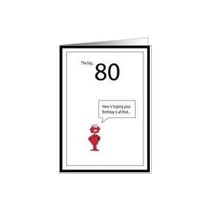  Big 80 Little Red Monster Exercise Over Rated Card Toys & Games