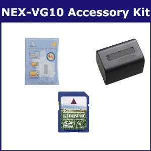  Sony NEX VG10 Camcorder Accessory Kit includes SDNPFV70 