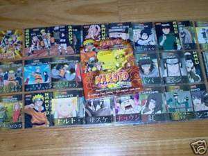 Naruto Ninja Ranks Complete 72 Card Set Mint  