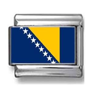  Bosnia and Herzegovina Flag Italian charm Jewelry