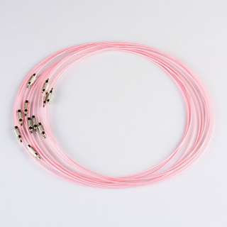 Wholesale Enamel Wire Cable Steel Chain Choker Necklace Jewelry 