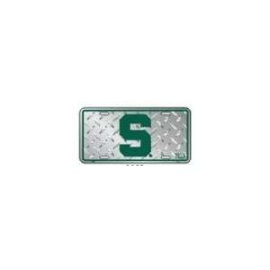  Michigan State License Plate (Diamond Plate): Sports 