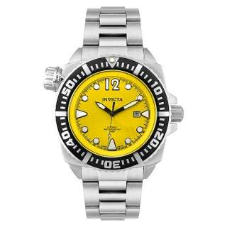 Invicta 7220 watch designed for Men having Yellow dial and Stainless 