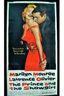 Rare Vintage Movie Poster Print MARILYN MONROE THE PRINCE AND THE SHOW 