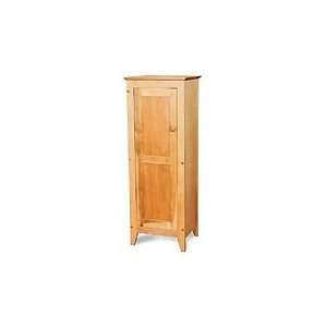   Door Cabinet with Tempered Glass & Cattail Design