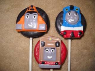   Oreo Lollipops Thomas the Train Lollipop Favor Favors Railroad  