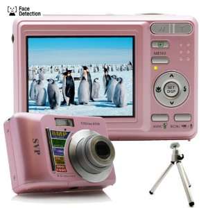 SVP XThinn8350 Pink 8MP 2.5 LCD Digital Camera, 3x Optical zoom 