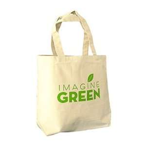   100% certified organic cotton tote bag Imagine Green