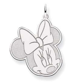 Sterling Silver Large Disney Minnie Mouse Charm  