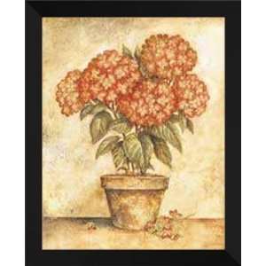   : Tina Chaden FRAMED Art 26x32 Potted Red Hydrangea Home & Kitchen