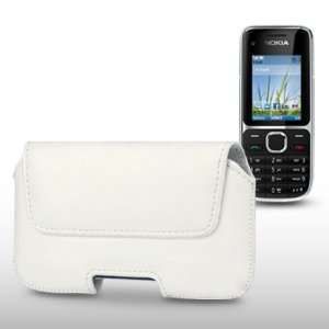 NOKIA C2 01 SOFT PU LEATHER LATERAL ORIENTATION CASE / COVER / POUCH 
