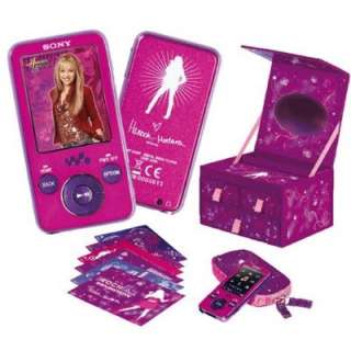     Sony Walkman NWZ E436 4GB  Player Hannah Montana Gift Set Pink