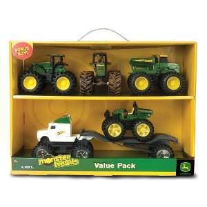    John Deere 5 inch Monster Treads Truck Value Pack: Toys & Games