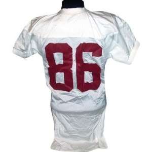 86 Alabama Game Used White Football Jersey (Name Removed) (Size 48 