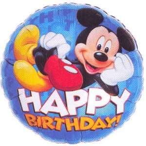  Mickey Happy Birthday 18 Foil Balloon: Toys & Games