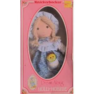   HOLLY HOBBIE 9 Rag Doll w PET (1980 KNICKERBOCKER): Toys & Games